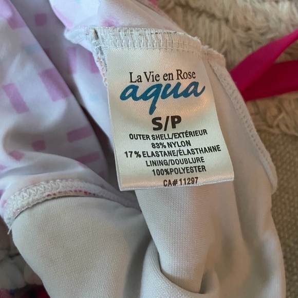 La vie en rose  AQUA BEACH COVERUP DRESS S - Picture 11 of 11